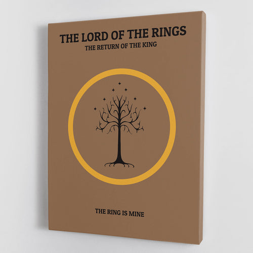 The Lord Of The Rings The Return Of The King Minimal Movie Canvas