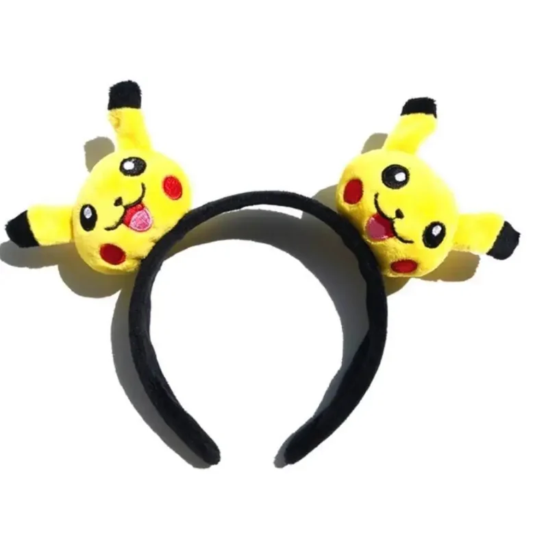 7 Style Pokemon Anime Headwear Cute Pikachu Headband Face Wash Headband Cute Hair Clip Headband Gift 2