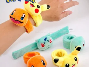 Pokemon Plush Wristband Bracelet Pikachu Genie Turtle Doll 1 5mm Crystal Super Soft Pop Circle Holiday